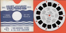 Sun Valley Idaho Winter 1940's Sawyer's ViewMaster Single Reel 206 Dollar Mt.