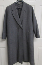 Alexon Wool Coat In Grey Ladies Size 16