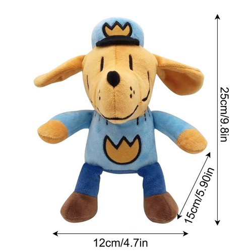 Dog Man Plush Toy 9.84 inches Soft Stuffed Cartoon Animal Dolls Gifts - Picture 7 of 7