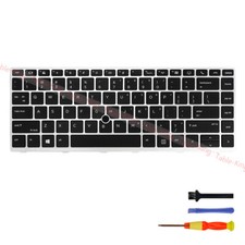 US Non-Backlit Keyboard w/Pointer for HP EliteBook 840 G5 840 G6 846 G5 745 G5