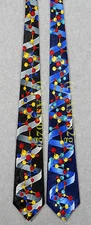 DNA DOUBLE HELIX DEOXYRIBONUCLEIC BIOLOGY SCIENCE TEACHER Steven Harris Necktie