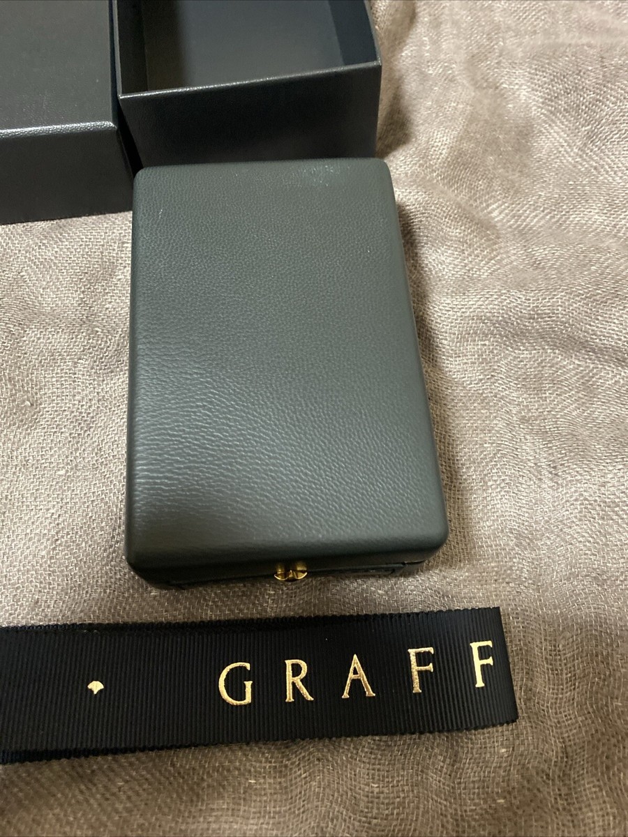 GRAFF JEWELRY NECKLACE / PENDANT / EARRING BOX WITH OUTER BOX | eBay