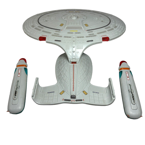 Playmates 1992 Star Trek Generations Starship Enterprise NCC-1701-D #6102 ¡FUNCIONA! - Imagen 6 de 9