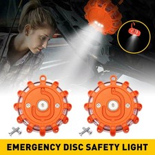 New Led Road Flare Emergency Light Roadside Safety Beacon Disc Flashers Warning New Led Road Flare Emergency Light Roadside Safety Beacon Disc Flashers Warning