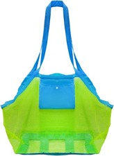 Mesh Beach Toys Bag Extra Large Beach Bags and Totes Sand Tote Bag Storage Bags