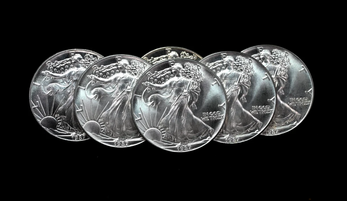 American Eagle Uncertified 1987 Silver Bullion Coins for sale | eBay