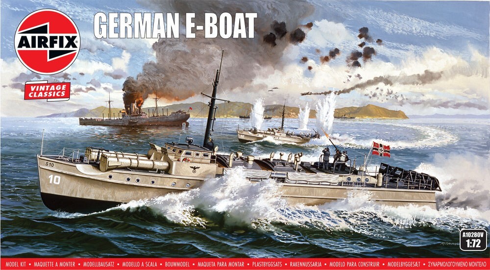 Airfix A10280V German E-Boat in 1:72 Bausatz Neu