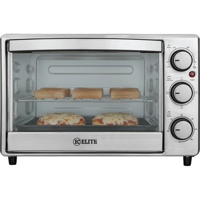 Kitchen Elite 6-Slice Countertop Toaster Oven Stainless KE-TO600BM