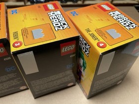 LEGO Brick Headz DC - Batman 41585, Batgirl 41586, Robin 41587, Joker 41588 LOT