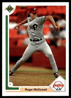 1991 Upper Deck Roger McDowell Philadelphia Phillies #406