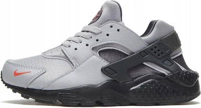 FD9774-001 Nike Huarache Run GS Wolf Grey noir enfants course à pied... - Photo 1/4
