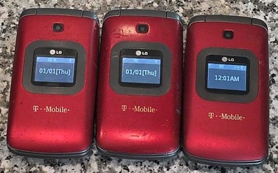 LG GS170, T-Mobile, Flip Phone, Each Sold Separate, Rare, Collectors, GSM, 2G, 