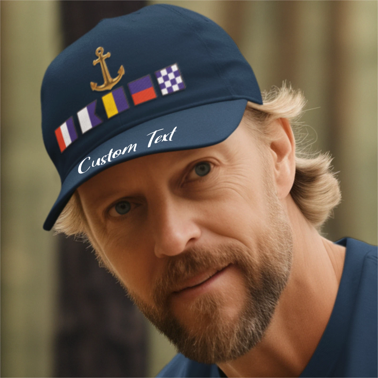 Custom Baseball Cap | Nautical Signal Flags Name | Save up to 30% with Multi-Buy