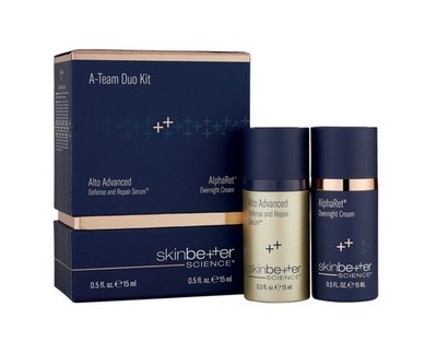 Skinbetter Science A-Team Duo Kit Alto Advanced Serum & Alpharet Overnight 15ml