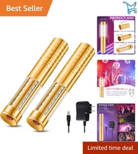 LED Bottle Service Lights 2 Pcs Rechargeable Reusable Party Baton for Bars Ev...