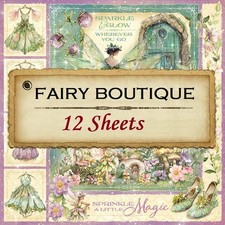 Graphic 45 FAIRY BOUTIQUE 12 Sheets 12x12 Paper Collection Set Garden Spring