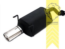 Ulter Sportauspuff für Honda CRX Del Sol 1.6i 92KW 1x120x80mm