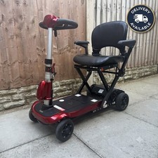 •DELIVERY AVAILABLE• Solax Genie+ Automatic Folding Mobility Scooter Red