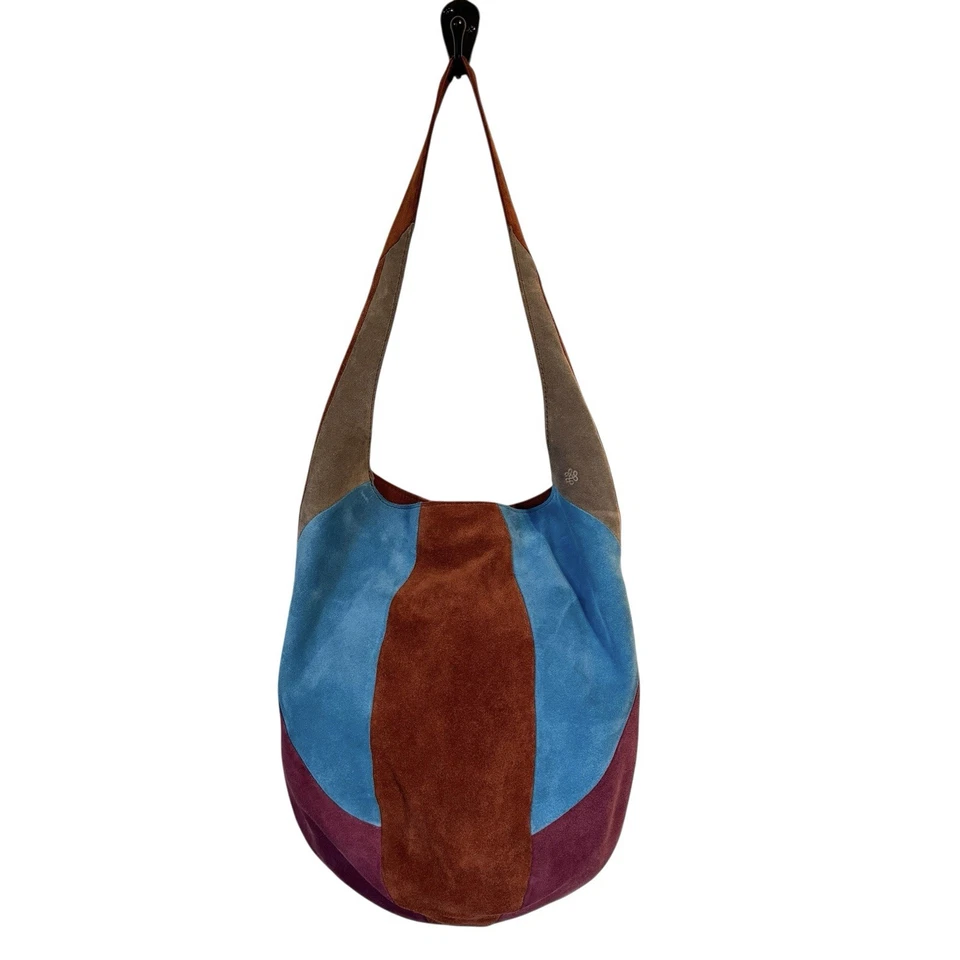 Bolso de Hombro The Sak 120 Gamuza Hobo Patchwork Boho Hippie ¡RARO!! Foto 2 de 4