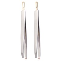 2 Pcs Augenbrauen Pinzette Pinzetten FüR Wimpern -Pinzetten Frauen Professional