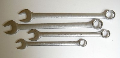 Four Proto Large Combination Wrenches 2'' 1-7/8'' 1-5/8'' 1-7/16'' Satin Finish USA