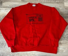 Vintage MFG Girbaud Crewneck Sweatshirt Red XL β Made in USA