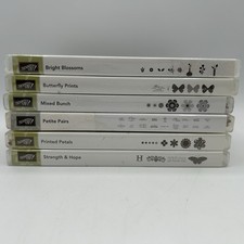 Stampin Up 6 Stamp Sets, Strength Hope, Mixed Bunch, Butterfly Prints More