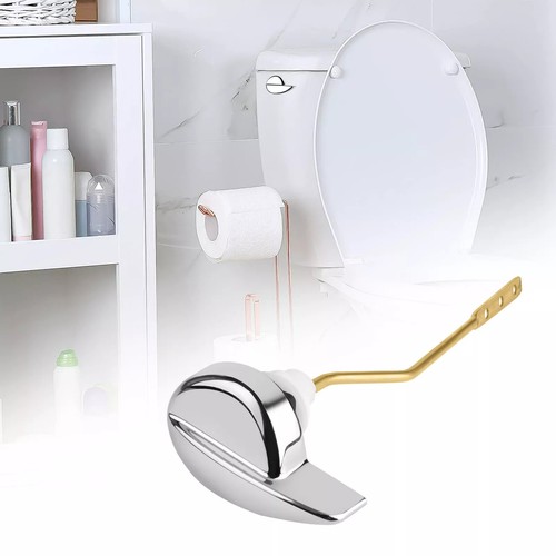 2× Universal Easy Use Side Mount Toilet Flush Lever Handle Angle Toilet Handle - Picture 13 of 13
