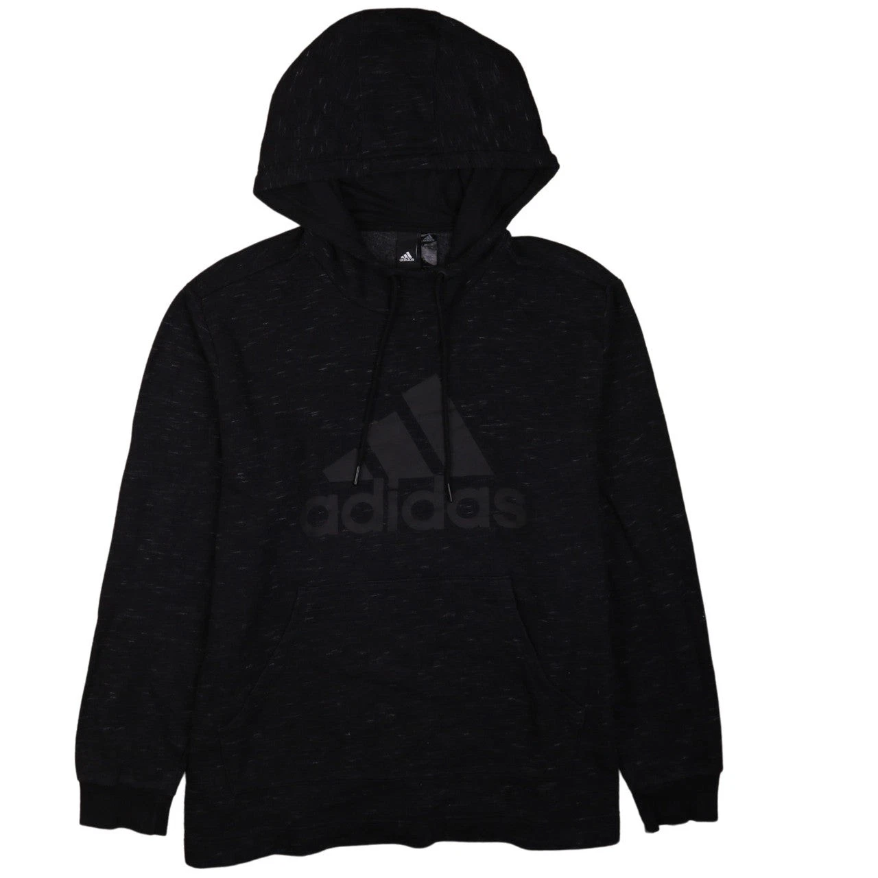 Adidas Womens Black XL Pullover Hoodie with Logo and Drawstring