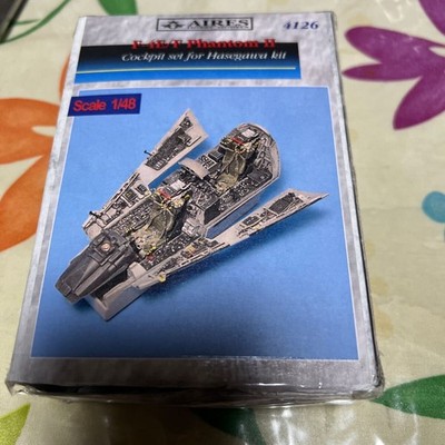 AIRES 1/48 F-4E/F Phantom II Cockpit 4126 Plastic el Garage Kit Resin Cast Kit