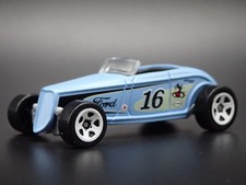 1933 33 Ford Lo-boy Hot Rod Blue Rare 164 Scale Collectible Diecast Model Car