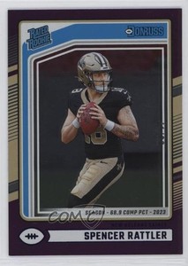 2024 Panini Donruss Rated Season Stat Line /68 Spencer Rattler #359 Rookie RC