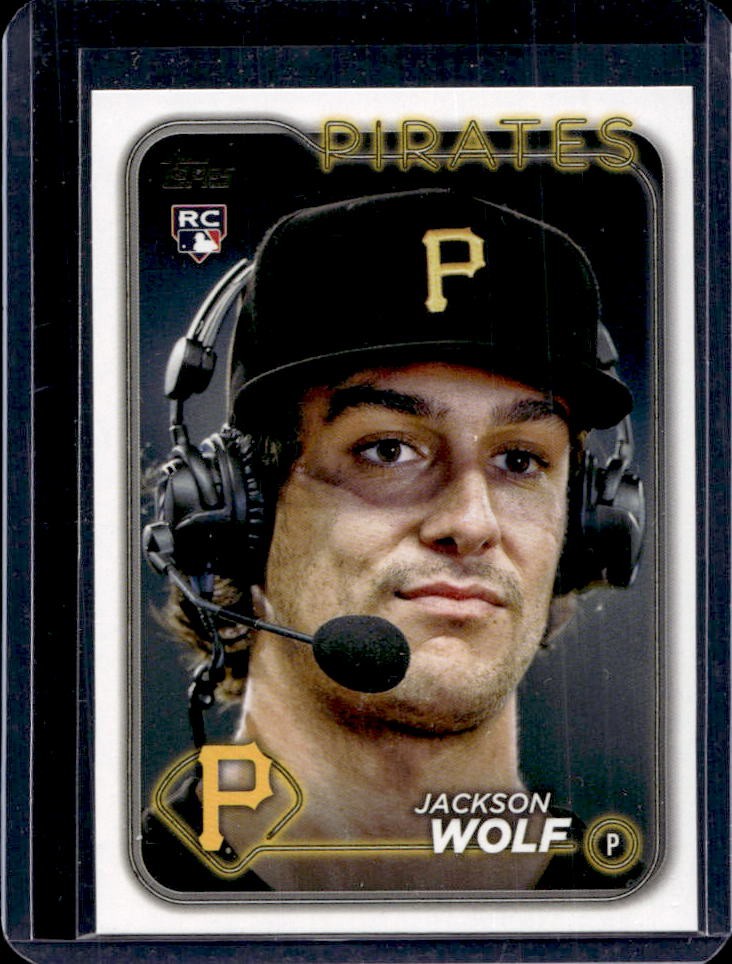 2024 Topps Jackson Wolf RC Golden Mirror SSP Rookie #523 Pirates