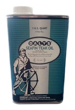 Dalys 15040 Interior And Exterior Seafin Teak Oil 1 Quart Natural Finish