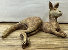 Vintage Kangaroo Figurine, Made in W.A. - Approx. 8cm Long