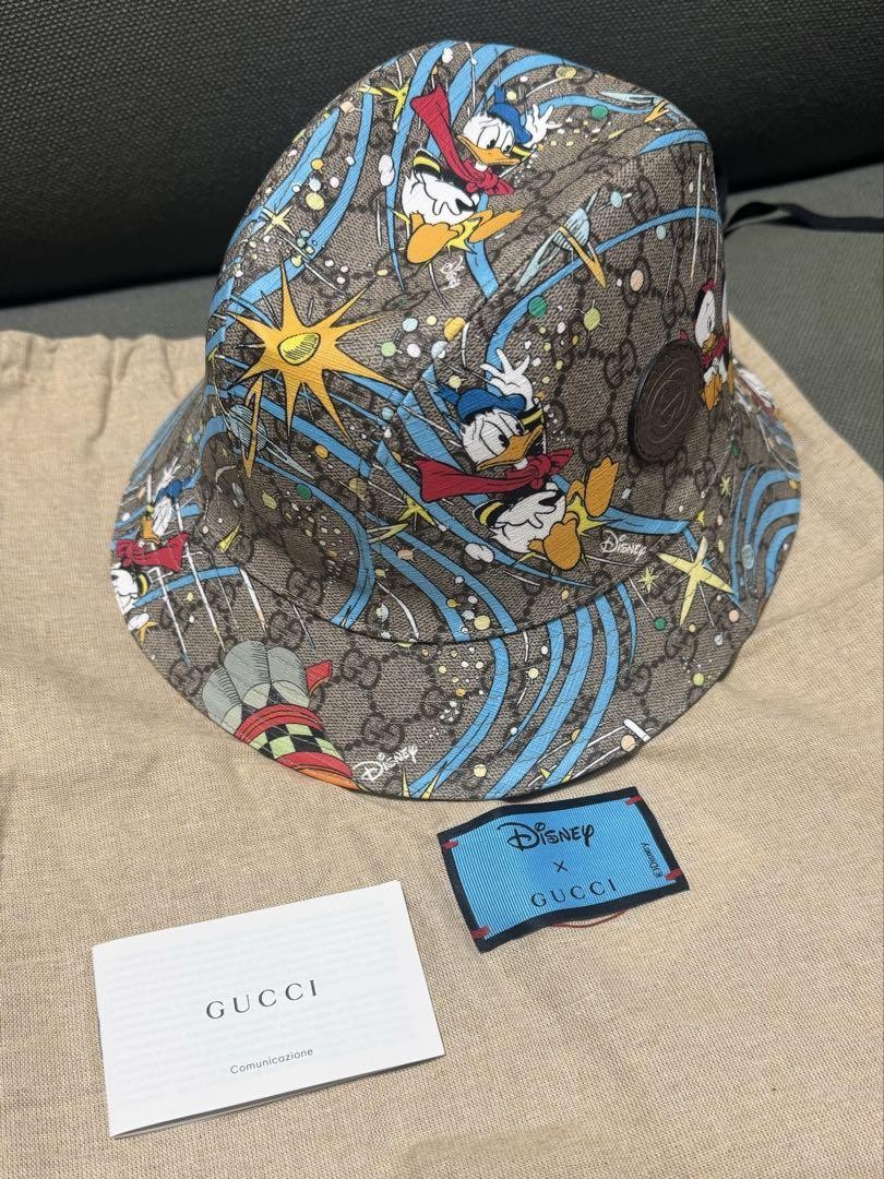 [最終値下]グッチ GUCCI コラボ ディズニー ドナルドダック ハット 帽子 最終値下]グッチ GUCCI コラボ ディズニー ドナルドダック ハット 帽子