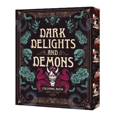 Editors of Chartwell Books Dark Delights and Demons Coloring Book (Taschenbuch)