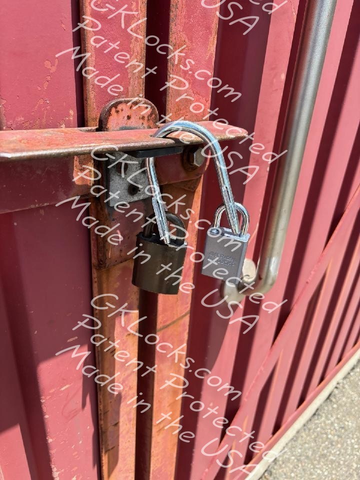 GM P2002, Multiple Padlock Locking Device - Shared Access - Dual Hasp ...