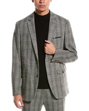 Paisley  Gray Bromley Slim Fit Wool-Blend Jacket Men's Brown 38R