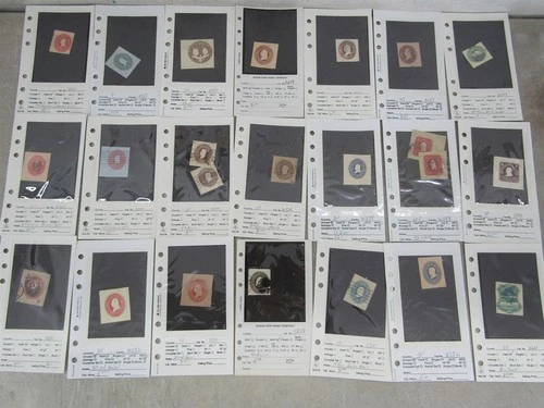 Nystamps US back book cut square stamp collection high cost m28wd