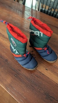 RALPH LAUREN POLO SPORT - MYLES PUFFER BOOTS MENS 8.5