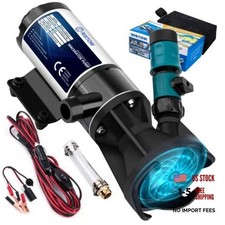 RV Macerator Pump 12V, 12GPM RV Waste Water Pump Self Macerator Pump Only