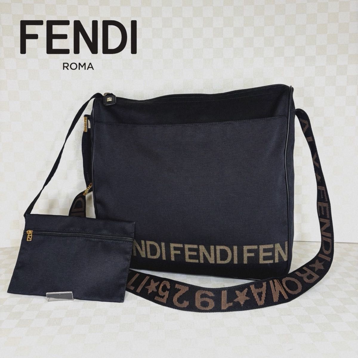 RARE FENDI M19 Shoulder Bag Grade A Luxury Vintage
