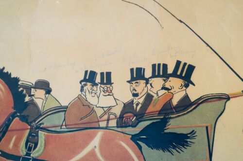 SEM au bois ou Le retour des courses, JOCKEY-CLUB, Mercedes, élégants, mondains - Picture 5 of 17