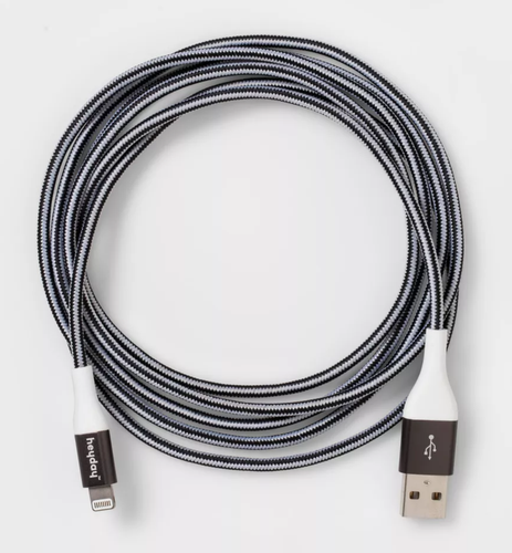 6' Lighting to USB-A Braided Cable - Heyday MFi-Certified for iPhone iPads - 第 2/2 張圖片