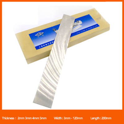 HSS Steel Flat Bar / Strips - 3mm To 120mm Width, 200mm Length For Machining