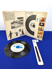 60s Vintage GE Show N Tell Viewer Picturesound 7" Record "Swiss Family Robinson"
