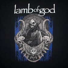LAMB OF GOD CONCERT T SHIRT 2016 Tour Heavy Metal Slayer Megadeth XXL