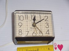 VINTAGE westclox alarm clock made in usa