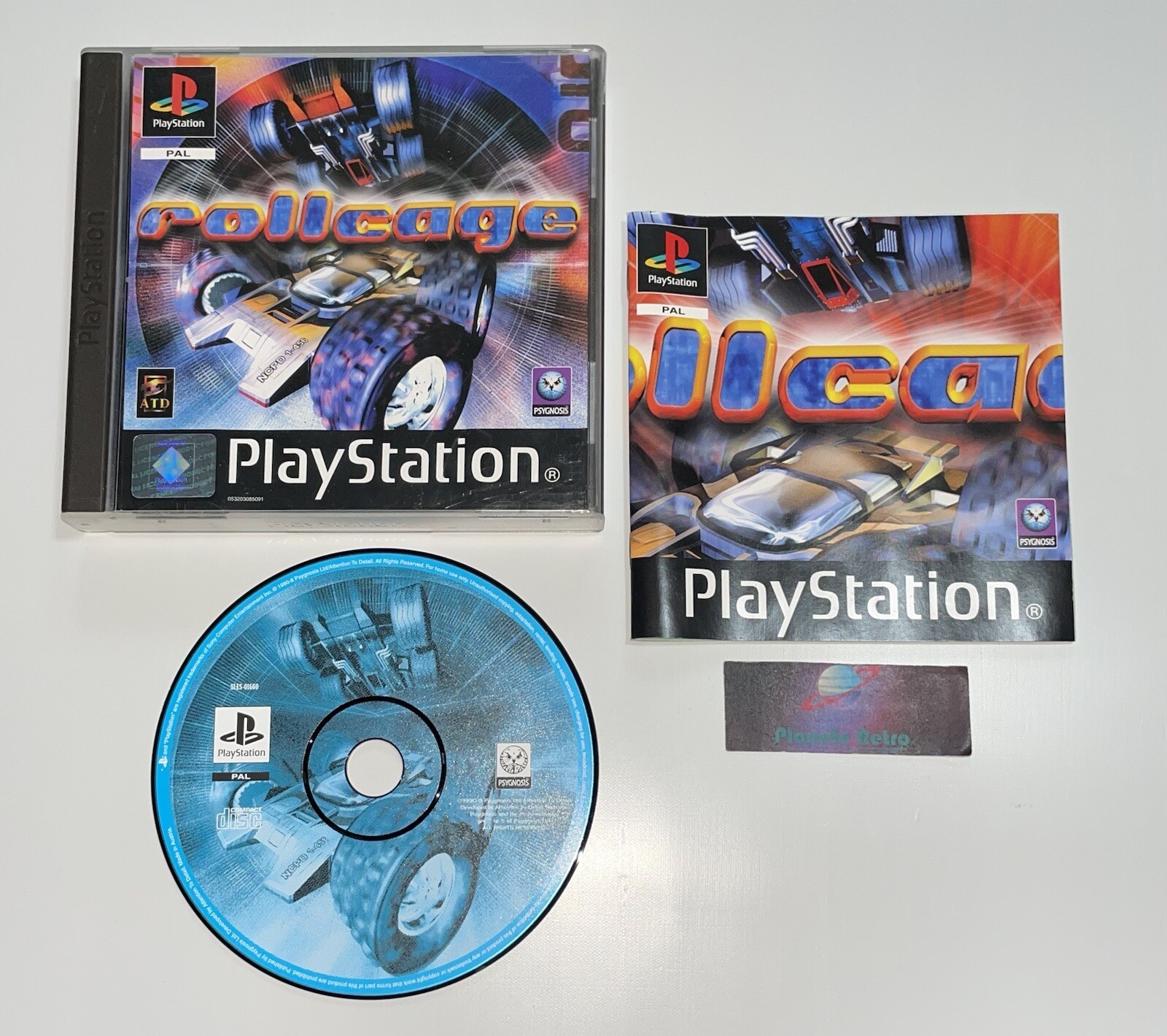 Rollcage - Jeu PS1 Complet Version Euro (FR) Blacklabel Sony